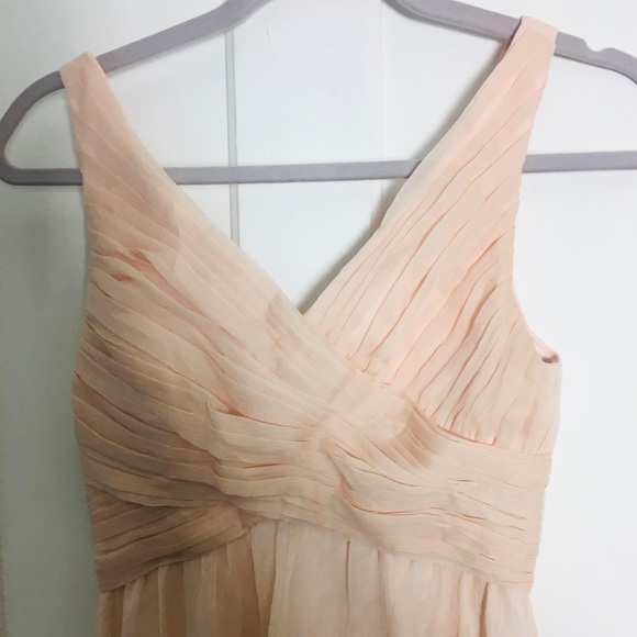 BHLDN peach gown xs Anthropologie new - Picture 5 of 5